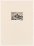 Artist: b'Rees, Lloyd.' | Title: b'Monastry, Corfu' | Date: 1976 | Technique: b'softground-etching, printed in black ink, from one zinc plate' | Copyright: b'\xc2\xa9 Alan and Jancis Rees'