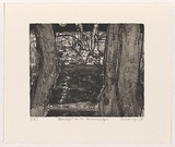 Artist: b'Cummings, Elizabeth.' | Title: b'Moonlight on the Murrumbidgee.' | Date: 2007 | Technique: b'etching, aquatint and open-bite, printed in black ink, from one plate'