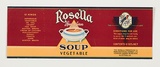 Artist: b'Burdett, Frank.' | Title: b'Label: Rosella, vegetable soup.' | Date: 1932 | Technique: b'lithograph, printed in colour, from multiple stones [or plates]'