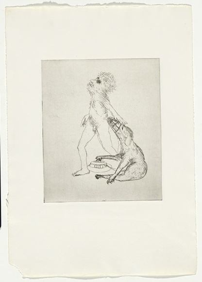 Artist: b'BOYD, Arthur' | Title: b'Colour blind.' | Date: 1970 | Technique: b'etching, printed in black ink, from one plate' | Copyright: b'Reproduced with permission of Bundanon Trust'