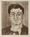 Artist: b'Miller, Lewis.' | Title: b'Peter Martin' | Date: 1994 | Technique: b'etching, hardground, softground, printed in black ink with plate-tone, from one plate' | Copyright: b'\xc2\xa9 Lewis Miller. Licensed by VISCOPY, Australia'