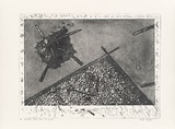 Artist: b'MEYER, Bill' | Title: b'Manhole, blackhole convergent' | Date: 1981 | Technique: b'photo-etching, aquatint and drypoint, printed in black ink, from one plate' | Copyright: b'\xc2\xa9 Bill Meyer'