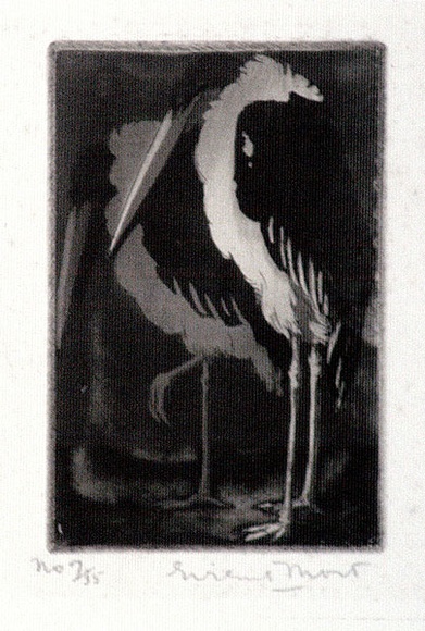 Artist: b'Mort, Eirene.' | Title: b'Adjutants' | Date: 1913 | Technique: b'aquatint, printed in black ink, from one plate'