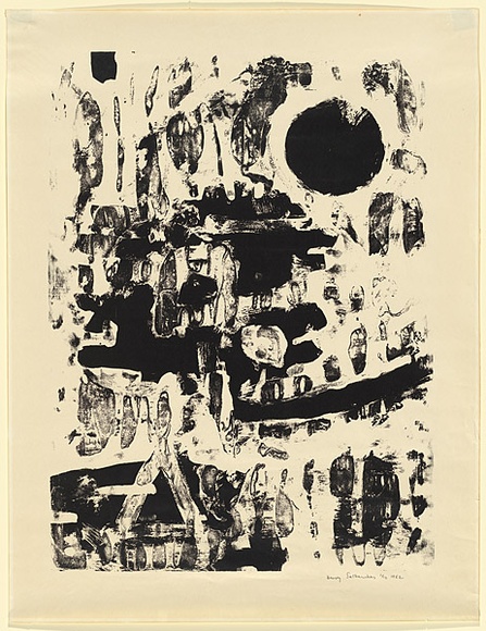 Artist: b'Salkauskas, Henry.' | Title: b'not titled' | Date: 1962 | Technique: b'screenprint, printed in black ink, from one screen' | Copyright: b'\xc2\xa9 Eva Kubbos'