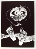 Artist: b'King, Inge.' | Title: b'Caprice' | Date: 1998, September | Technique: b'linocut, printed in black ink, from one block'