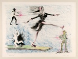 Artist: b'COLEING, Tony' | Title: b'My mother never told me about.' | Date: 1985 | Technique: b'lithograph, printed in colour, from three stones [or plates]'