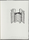 Artist: b'White, Robin.' | Title: b'Not titled (a top woven from pandanus).' | Date: 1985 | Technique: b'woodcut, printed in black ink, from one block'