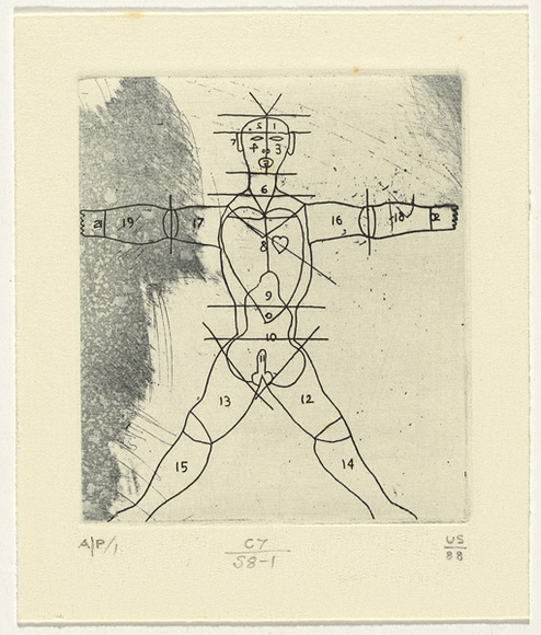 Artist: b'SELLBACH, Udo' | Title: b'not titled' | Date: 1960-80 | Technique: b'etching'