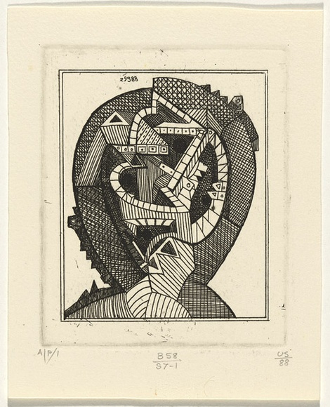 Artist: b'SELLBACH, Udo' | Title: b'not titled' | Date: 1960-80 | Technique: b'etching'