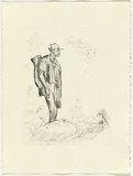 Artist: Dyson, Will. | Title: Portrait of Henry Lawson. | Date: c.1929 | Technique: etching and drypoint, printed in black ink, from one zinc plate