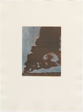 Artist: MADDOCK, Bea | Title: Blue orange II | Date: 1976, October | Technique: photo-etching and aquatint, printed in colour, from two plates