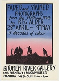 Title: b'Faded and stained photographs from the 1930s and 1940s by Reg Alder - Bitumen River Gallery.' | Date: 1982 | Technique: b'screenprint, printed in colour, from two stencils' | Copyright: b'\xc2\xa9 Reg Alder'