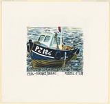 Artist: Frizzell, Dick. | Title: PZ184, Penzance, Cornwall. | Date: 1988 | Technique: lithograph, printed in colour, from multiple stones [or plates] | Copyright: © Dick Frizzell