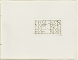 Artist: b'JACKS, Robert' | Title: b'not titled [abstract linear composition]. [leaf 3 : recto]' | Date: 1978 | Technique: b'etching, printed in black ink, from one plate'