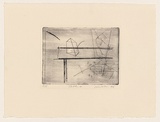 Title: Table 4 | Date: 1976 | Technique: drypoint, printed in black ink, from one perspex plate