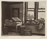 Artist: Dickson, Clive. | Title: Brisbane | Date: 1986 | Technique: etching and aquatint, printed in black ink, from one plate