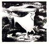 Artist: b'Adams, Tate.' | Title: b'(Europa and the bull).' | Date: c.1960 | Technique: b'lithograph, printed in black ink, from one plate'