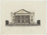 Title: b'Wesleyan Centenary Chapel, Sydney.' | Date: 1848 | Technique: b'engraving, printed in black ink, from one copper plate'