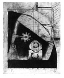 Artist: Lyons, Trevor. | Title: Senso Commune | Date: 1988 | Technique: etching, aquatint and roulette, printed in black ink, from one plate
