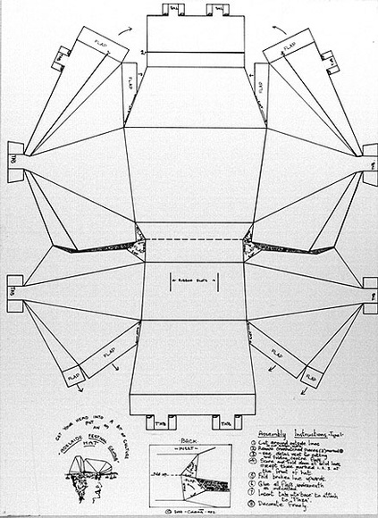 Artist: b'COLEING, Tony' | Title: b'Adelaide Festival Centre hat, type I.' | Date: 1982 | Technique: b'screenprint'