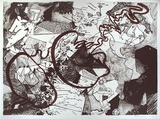Artist: Ely, Bonita. | Title: 'Untitled II' | Date: 1984 | Technique: lithograph, printed in colour, from two plates
