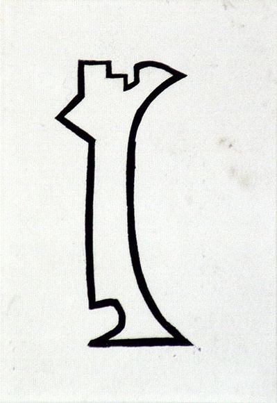 Artist: Waller, Christian. | Title: not titled [Simplified figure with arm load of books]. | Date: c.1931 | Technique: linocut, printed in black ink, from one block