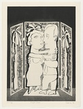 Artist: Sibley, Andrew. | Title: Jungle dance | Date: 1997 | Technique: etching and aquatint, printed in black ink with plate-tone, from one plate