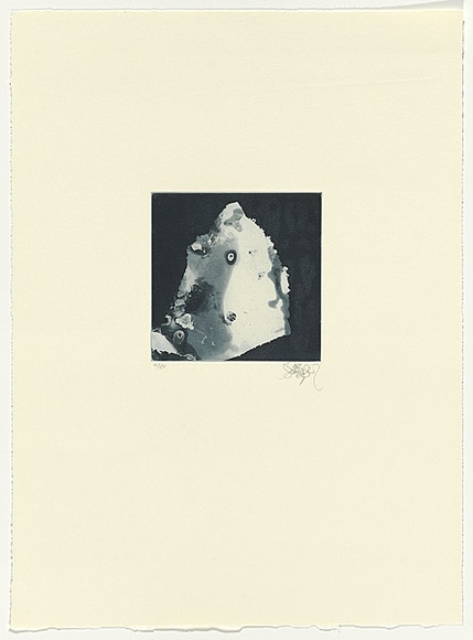 Artist: b'SCHMEISSER, Jorg' | Title: b'Pointed' | Date: 2003 | Technique: b'etching, printed in blue/black ink, from one plate' | Copyright: b'\xc2\xa9 J\xc3\xb6rg Schmeisser'