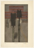 Title: b'2 Japanese saws' | Date: 1976 | Technique: b'etching, printed in colour, from multiple plates'