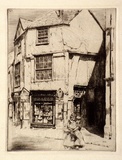 Artist: b'Menpes, Mortimer.' | Title: b'(Holywell press)' | Technique: b'etching and drypoint, printed in black ink, from one plate'