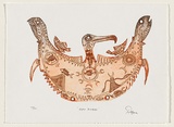 Artist: Nona, Dennis. | Title: Kisai Dhibibi. | Date: 2006 | Technique: etching, printed in brown ink, from one plate