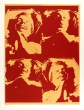 Artist: SPENCE, Bruce | Title: Self-portrait as Hamlet | Date: 1971-72 | Technique: photo-screenprint, printed in colour, from multiple stencils