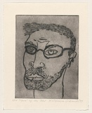 Artist: b'Komives, Angela.' | Title: b'Mark' of the new millennium | Date: 1999, November | Technique: b'drypoint, printed in black ink with plate-tone, from one plate'