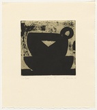 Artist: b'Placek, Wes.' | Title: b'Coffee I' | Date: 1993, July | Technique: b'etching, printed in black, from one plate' | Copyright: b'\xc2\xa9 Wes Placek c/- Wesart, Melbourne'