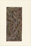 Artist: b'MOTLOP, Victor' | Title: b'Ngaythy Mariel' | Date: 2001 | Technique: b'linocut, printed in black ink, from one block; hand-coloured'