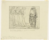 Artist: Dyson, Will. | Title: Our immortals: Count Leo Tolstoi suspecting an element of sensuality in the Heavenly choir. | Date: c.1929 | Technique: drypoint, printed in black ink, from one plate