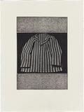 Artist: MADDOCK, Bea | Title: Coat | Date: 1975, May | Technique: etching, photo-etching and aquatint, from two plates