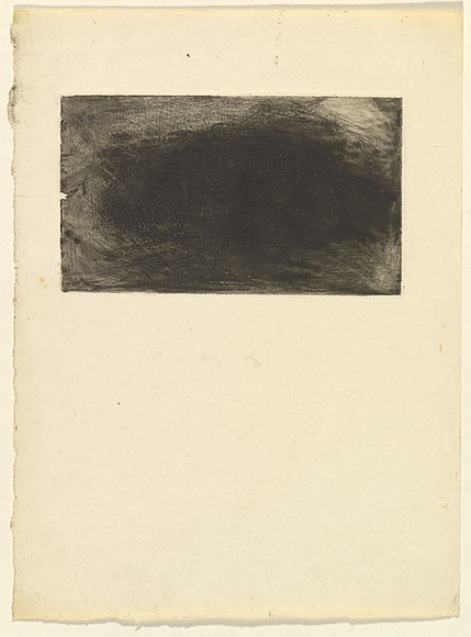 Artist: b'Halpern, Stacha.' | Title: b'not titled (Black centre)' | Date: (1955-58) | Technique: b'etching and aquatint, printed in black ink, from one plate'