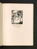 Artist: McGrath, Raymond. | Title: (The Wind and the Rain). | Date: 1925 | Technique: wood-engraving, printed in black ink, from one block