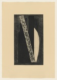 Title: b'Leaning form' | Date: 1985 | Technique: b'etching, aquating and drypoint, printed in black ink, from one plate'