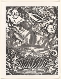 Title: The spirit catchers | Date: 1980 | Technique: linocut and caustic etching, printed in black ink, from one block