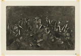 Artist: b'WILLIAMS, Fred' | Title: b'Knoll in the You Yangs' | Date: 1963-64 | Technique: b'aquatint, engraving, drypoint, printed in black ink, from one zinc plate' | Copyright: b'\xc2\xa9 Fred Williams Estate'