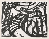 Title: b'Landscape linked.' | Date: 1999 | Technique: b'lithograph, printed in black ink, from one plate'