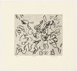Artist: b'Forthun, Louise.' | Title: b'Split I' | Date: 2001 | Technique: b'etching and drypoint, printed in black ink, from one copper plate'