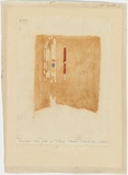 Artist: TRAILL, Jessie | Title: Le portail, St. Maclou [the portal, St. Maclou] | Date: 1927 | Technique: etching, printed in colour with plate-tone, from one plate