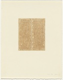 Artist: Mitelman, Allan. | Title: not titled [brown] | Date: 1992 | Technique: lithograph, printed in colour, from multiple stones | Copyright: © Allan Mitelman
