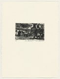 Artist: AMOR, Rick | Title: City building. | Date: 1990 | Technique: etching, printed in black ink, from one plate