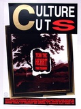 Artist: ARNOLD, Raymond | Title: Culture cuts, tear the heart from Tasmania. | Date: 1990 | Technique: screenprint, printed in colour, from four stencils