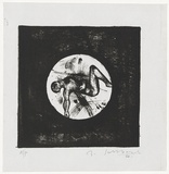 Artist: b'SELLBACH, Udo' | Title: b'(Target)' | Date: 1966 | Technique: b'lithograph, printed in black ink, from one stone [or plate]'