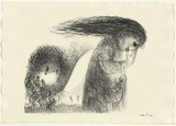 Artist: BOYD, Arthur | Title: St Francis when young turning aside. | Date: (1965) | Technique: lithograph, printed in black ink, from one plate | Copyright: Reproduced with permission of Bundanon Trust